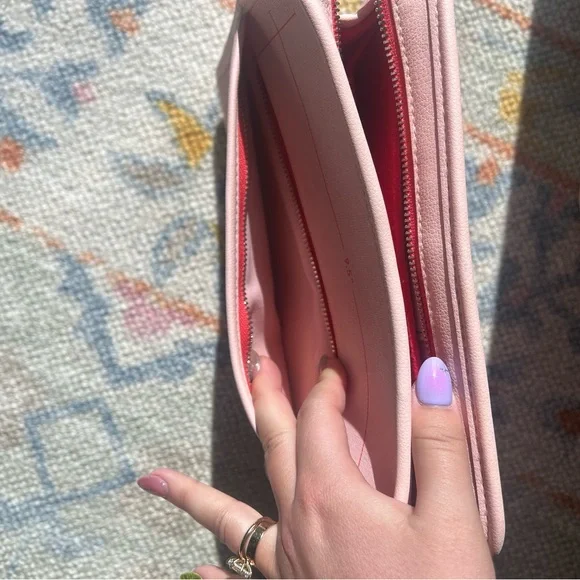 Glossier Pink and Red Pouch - Picture 11 of 12